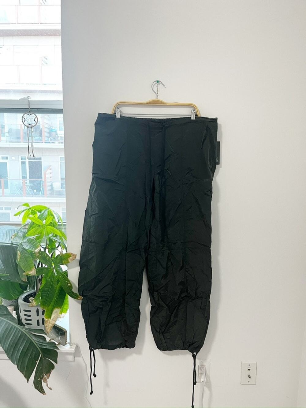 NEW Wild Fable Green Wide Leg Capri Pants Size Large